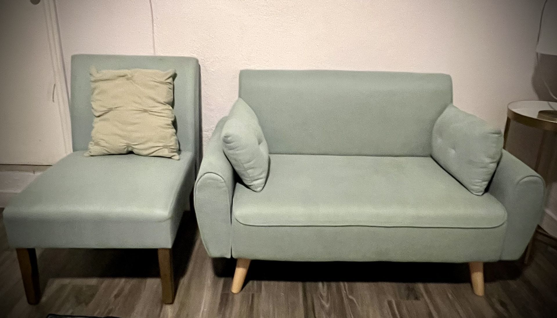 Love Seat And Chair