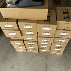 Onyx Yeezy Slides