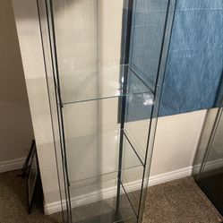 IKEA Glass Display Shelf (Detolf)