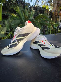 Adidas Running Sneakers White Black Red