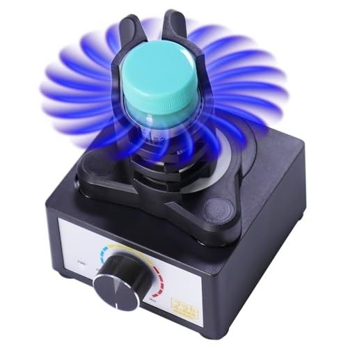 Mini Vortex Mixer, DIY Model Paint Shaker, Hands-Free, Three-Stage Speed Mix, Suitable 10-100ml Shaker,Hobby Paints Mixingfornail Polish Shaker Machin