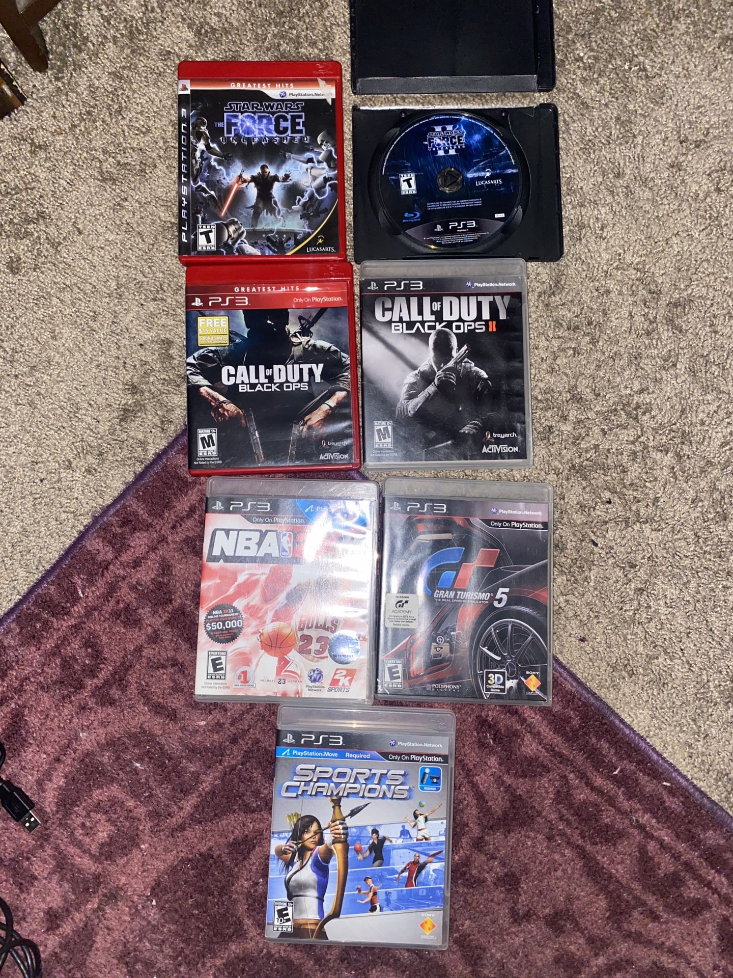 7 Ps3 Video games