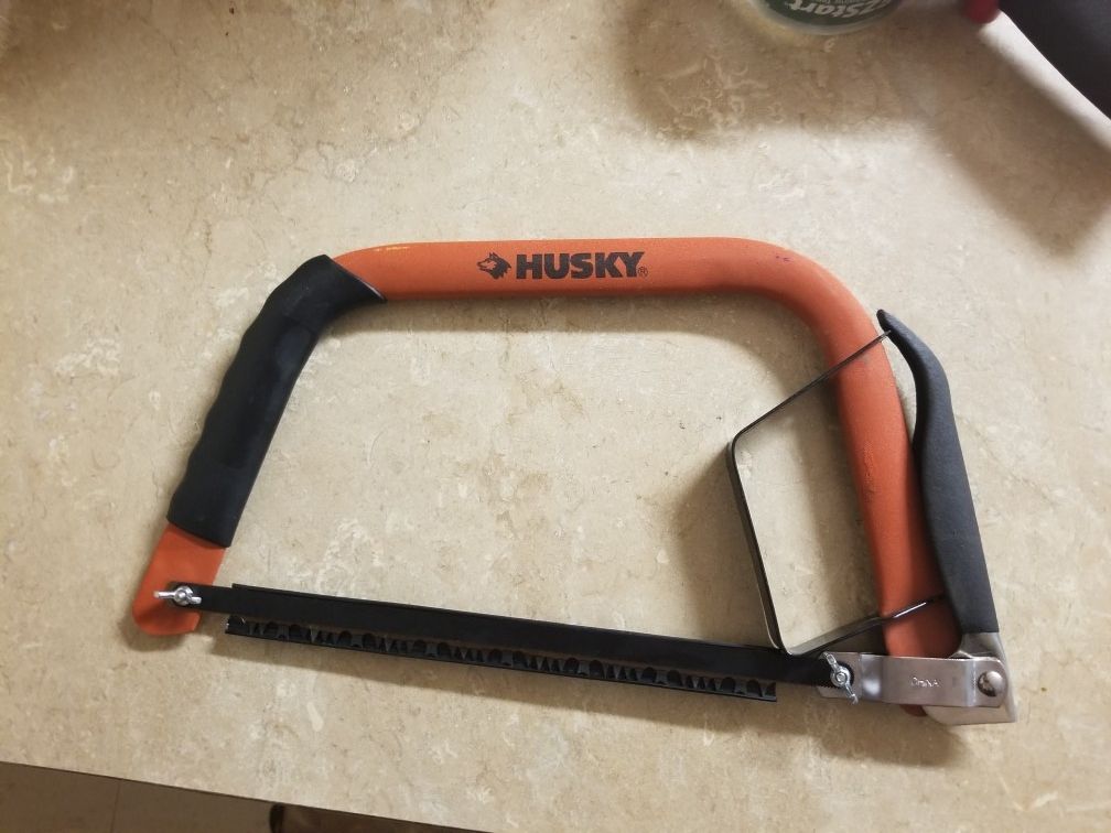 Husky 12 Inch Combination Bowsaw & Hacksaw Includes 2 Blades