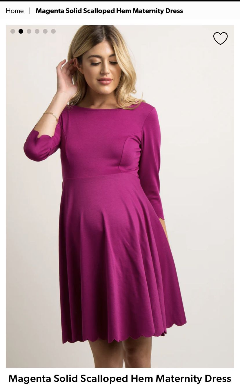 Pink Maternity Dress - $5