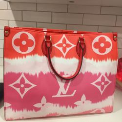 Louis Vuitton OnTheGo Tote Limited Edition Escale Monogram Giant GM Multicolor