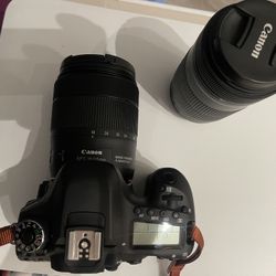 Canon EOS 80D with two Lenses 