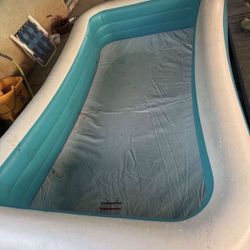 Pool And Colorful Foam Tile Mat