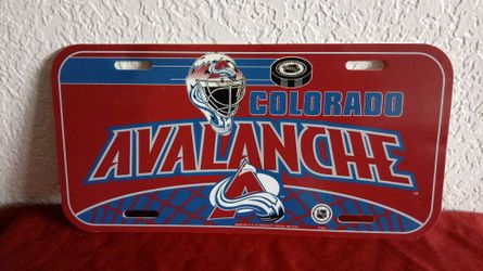 Avalanche license plate.