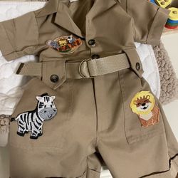Safari / Jungle / Wild One Theme Toddler Outfit