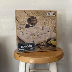 $5 - Shot Glass Tic Tac Toe With Marble Board