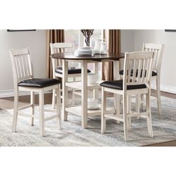 5 piece counter height table set