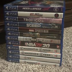 PS4 Games Bundle $80 OBO