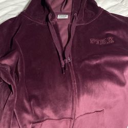 Victoria Secret Pink Plum Purple Women Jacket 