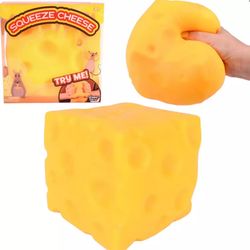 Squeeze Cheese Squishy Toy Giggle Zone New