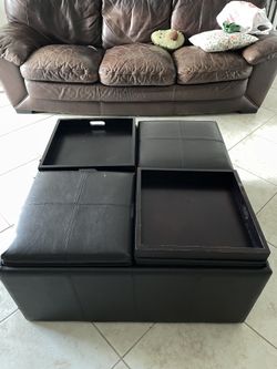 Tray Top Storage Table/Coffee Table