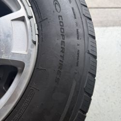 Set Of Four Tires And Rims Almost New 