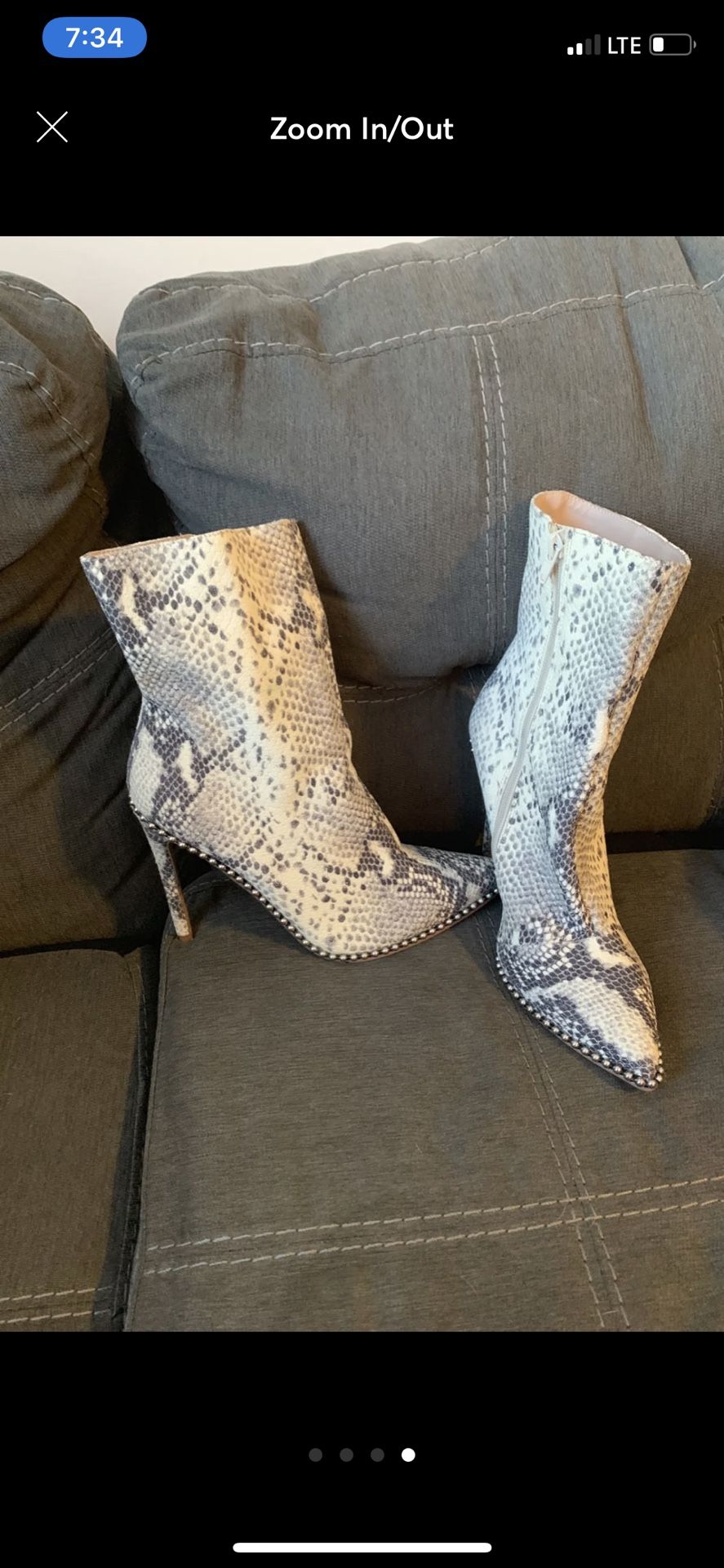 Steve Madden Snake skin bootie