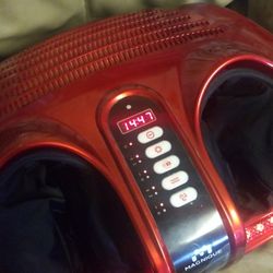 Electric infrared magnetic vibration wave pulse foot massager for blood circulation