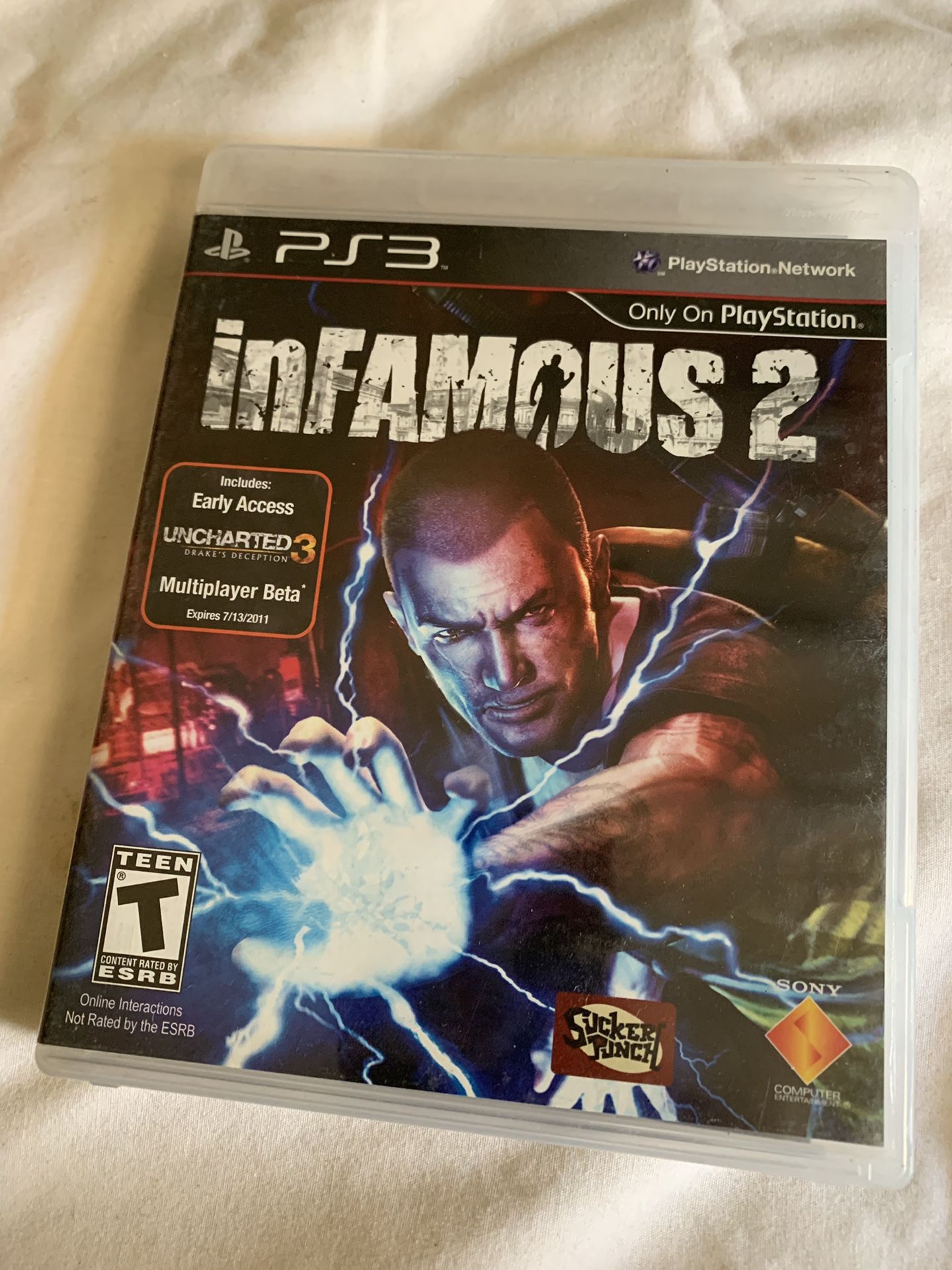 Infamous 2 ps3 game