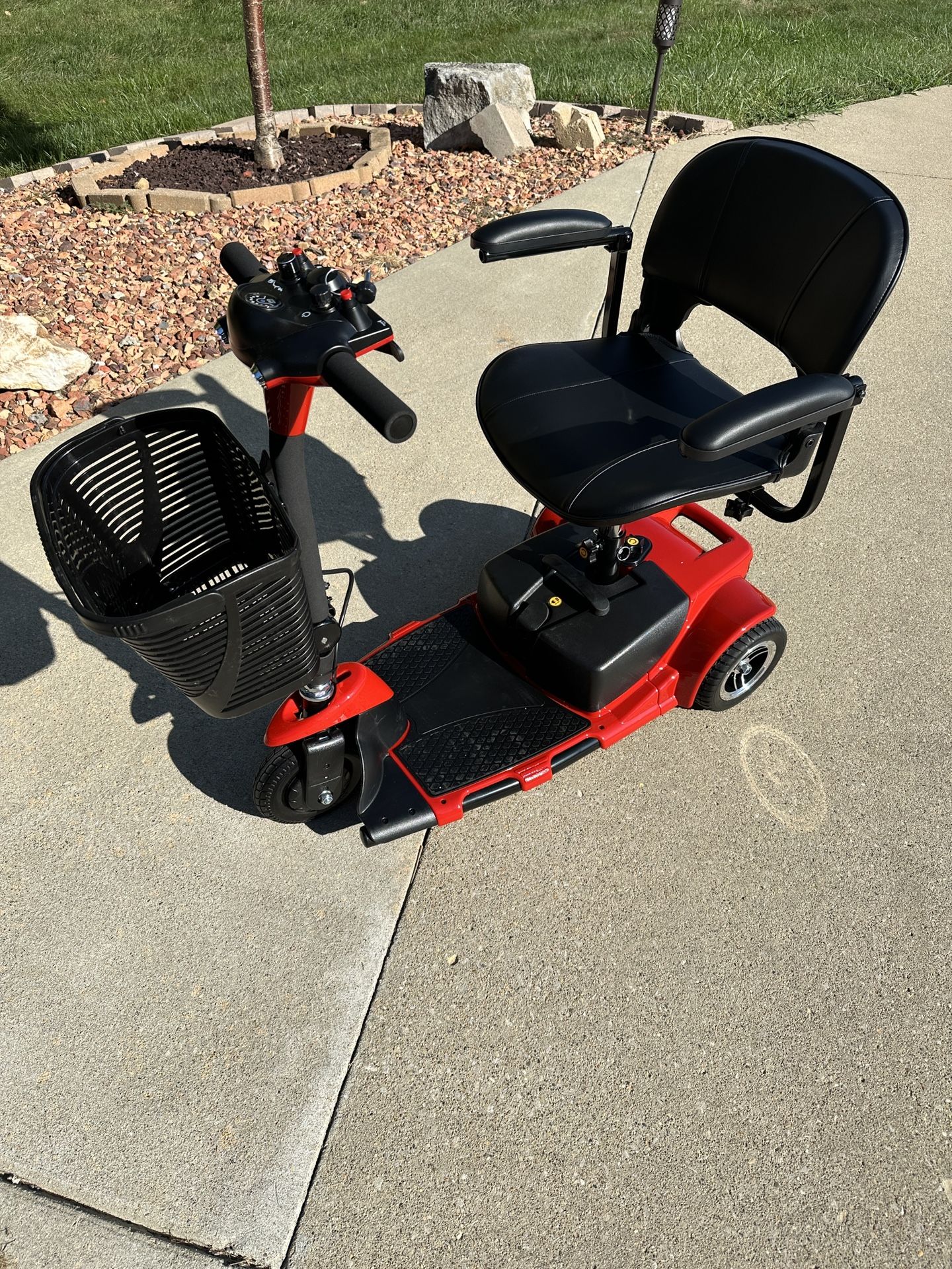New Red Furgle 3-Wheel Electric Mobility Scooter