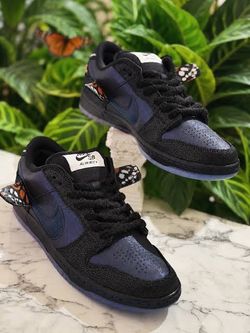 Bluetile x Nike SB Dunk Low: "Monarch Butterfly" Size 10