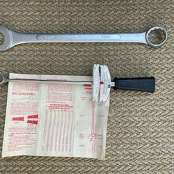 Sears Craftsman Torque Wrench—-Big A #!  Open End-Box Wrench 1 1/2”. * See Description For Individual Prices