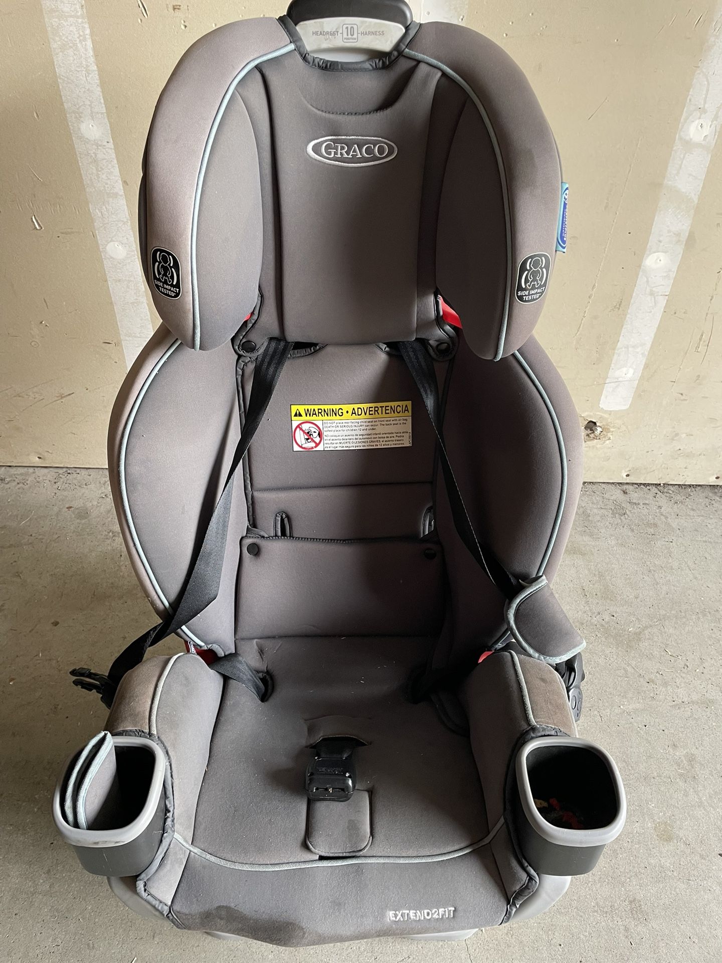 Graco Extend2Fit Convertible Car Seat – Great Condition! ($100 OBO)