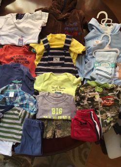 Baby boy clothes 6-9mo