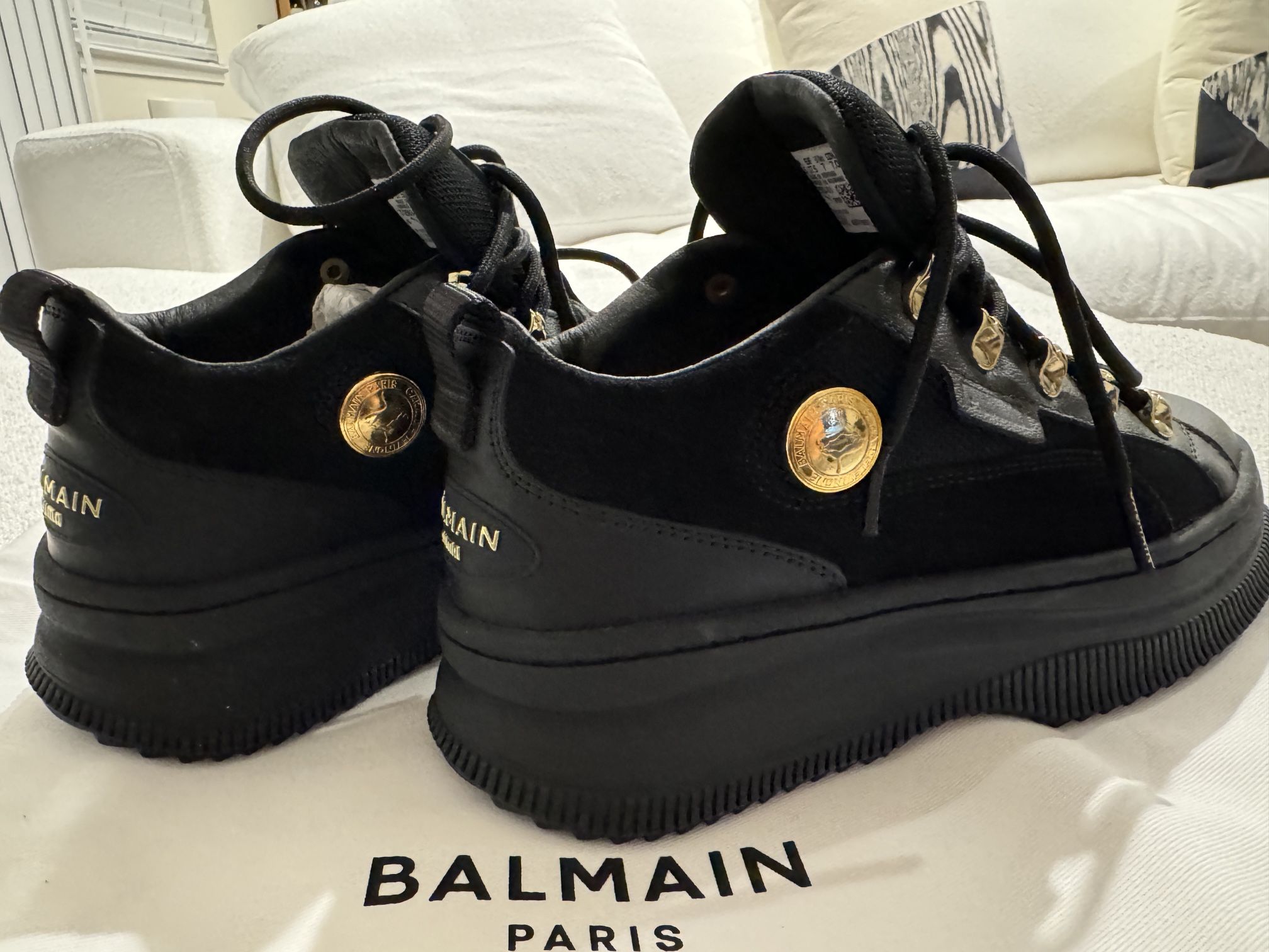 New with box Puma x Balmain Deva size 7