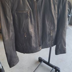 Women's Vintage Racing Leather Jacket