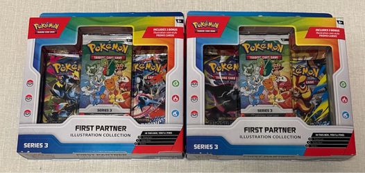 Pokémon First Partner Illustration Collection Series 3 (x2)