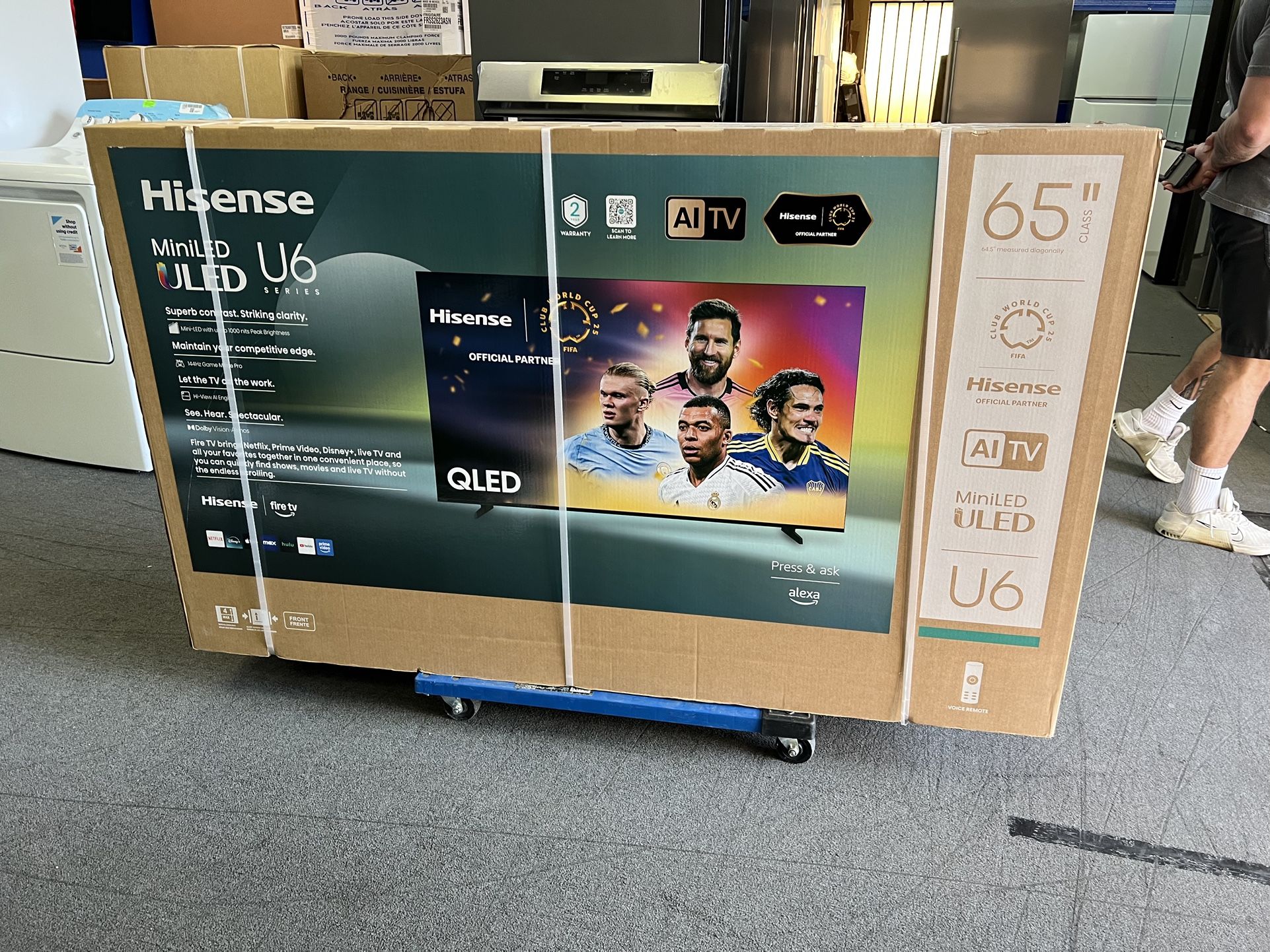 Hisense 65” 4K ULED U6