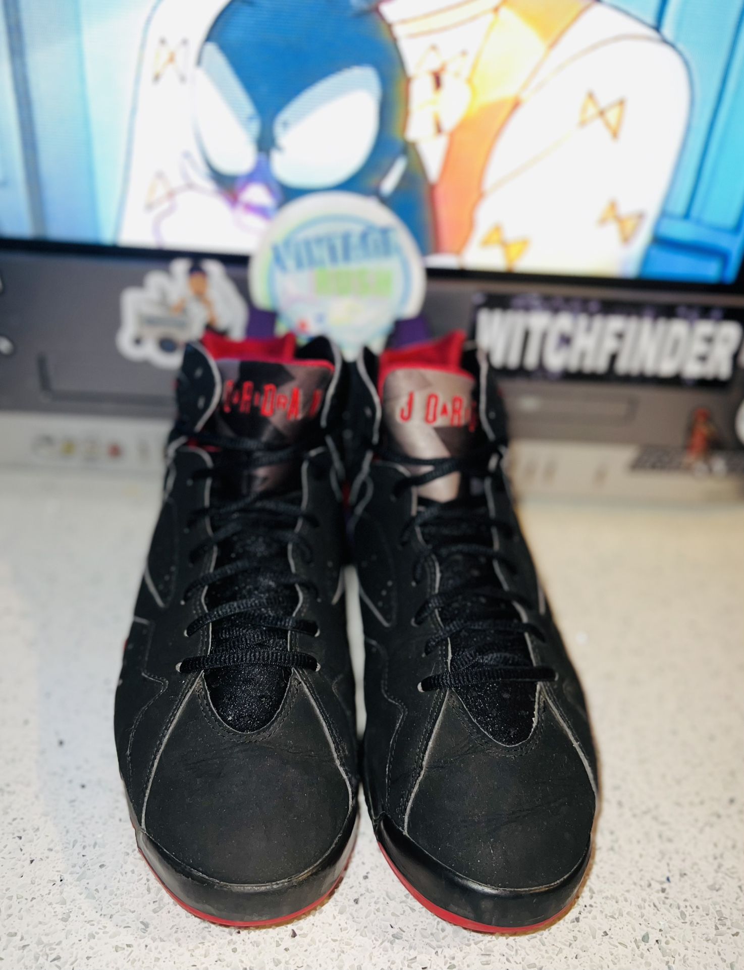 Jordan Retro Raptors Black Red Purple Bulls Jersey SZ