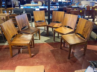 Sturdy Solid Wood 6Pc. Dining Chair Set (Set of 6)