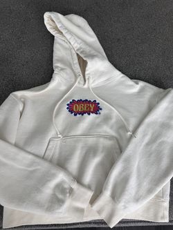 Obey cropped sweater size XS