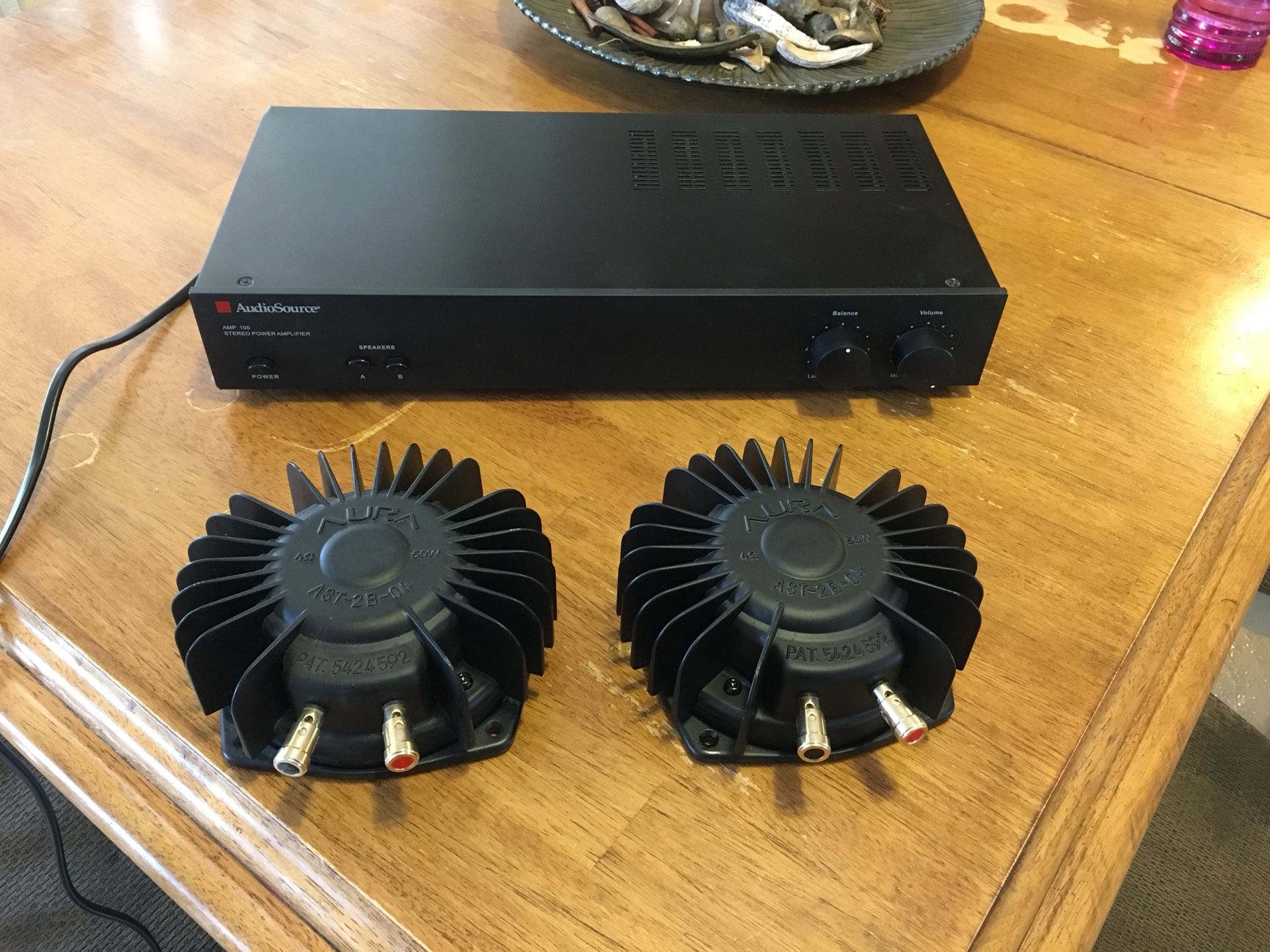 Bass shakers and amp