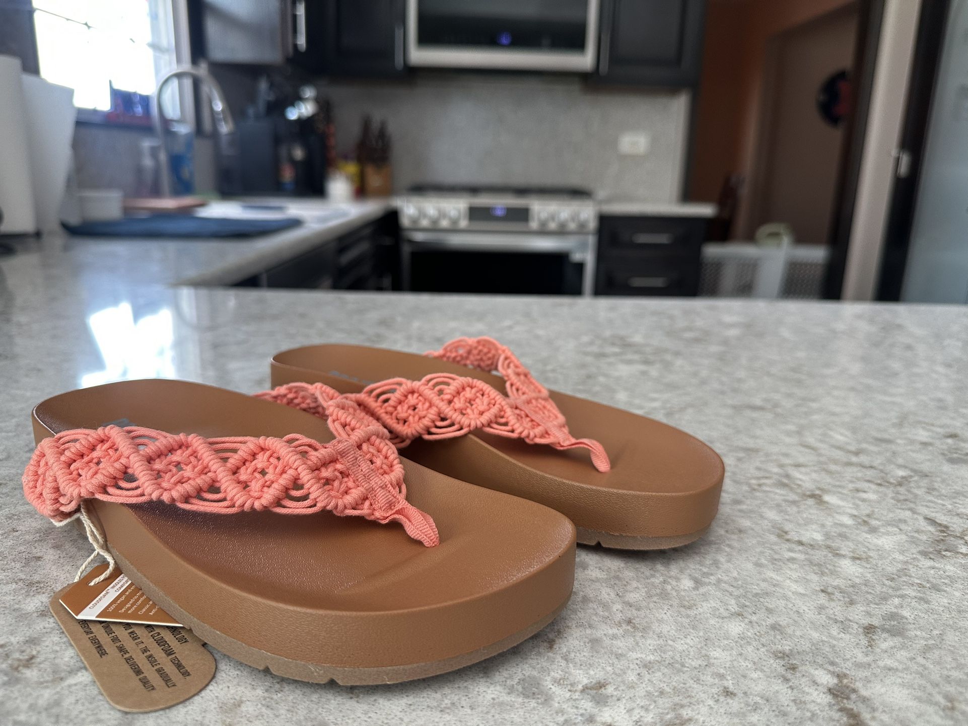 Brand New Never Used Memory Foam Sandals
