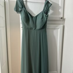 Birdie Grey Bridesmaids Dress (Size SMALL)
