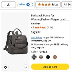 Women’s purse/bagpack gray