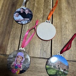 Photo Ornaments- Any Picture !! $7/each.