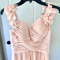 Women's Pastel Pink Formal Long Dress - Size 2
