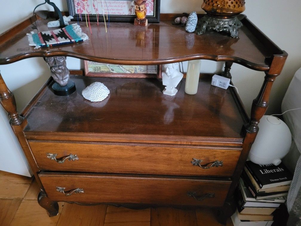 Antique Wooden Server