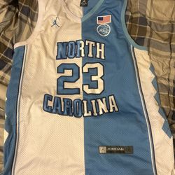 Jordan Tar Heel Split Color Jersey Sz 2XL