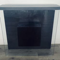 Free Console Table Dark Brown