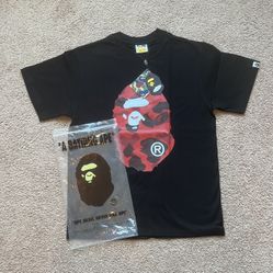 Red Camo Tuff Bape Tee