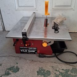 Yes, It's Available Chicago 7" Portable Wet Tile Saw