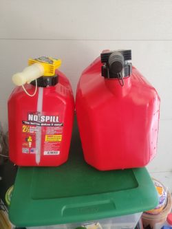 2 Gas Cans Both For 10 Bucks