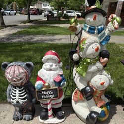 3 Holiday Lawn Decor