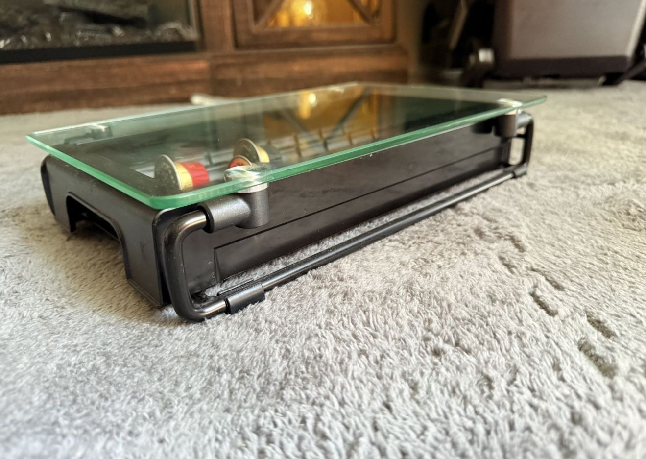 Special glass base for Nespresso Lattissima Pro Automatic Silver Digital Coffee Maker (DELONGHI ORIGINAL)