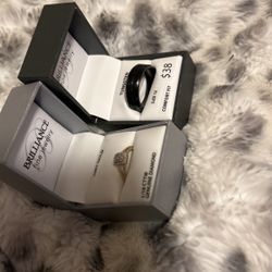 His And Her Engagement Rings Size 7 And 12